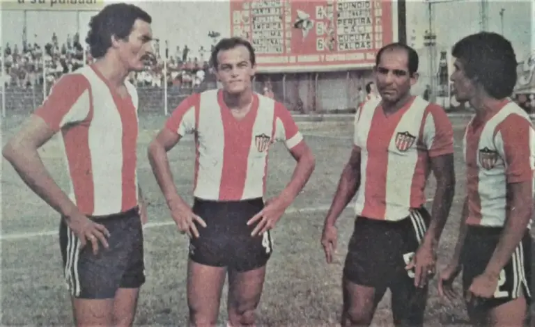 Toto Rubio y otros Jugadores del Junior de Barranquilla