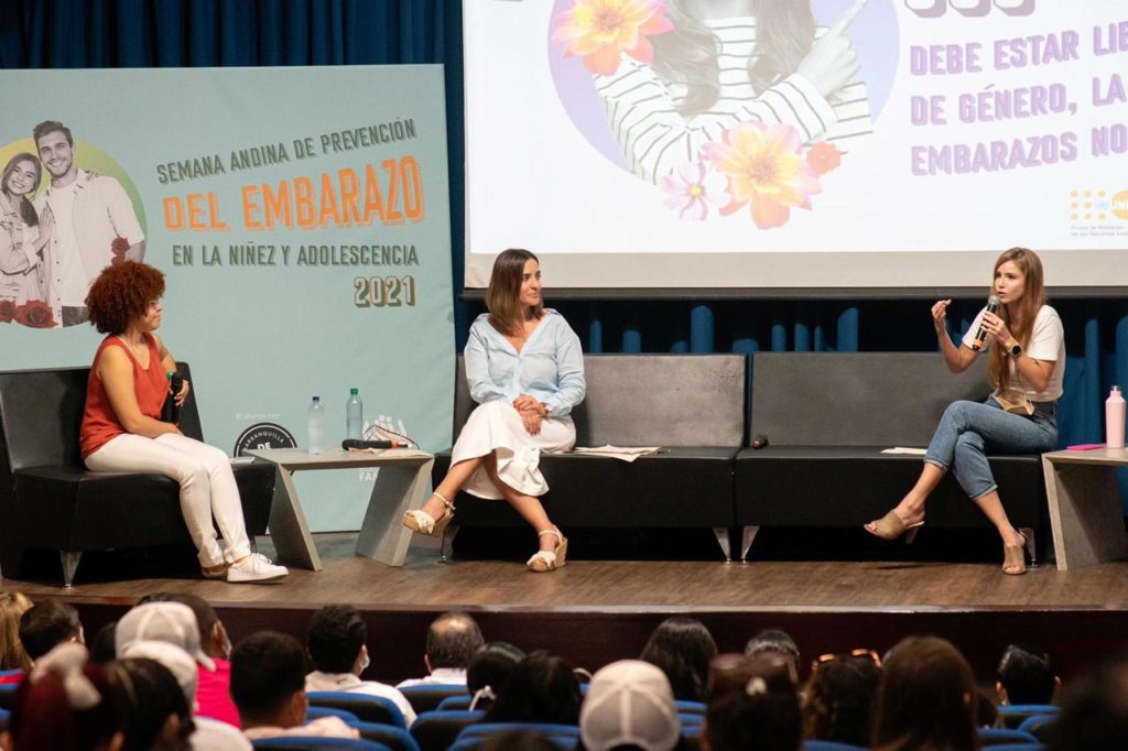 Silvana Puello Visbal en Charla A Calzon Quitao - lachachara.org