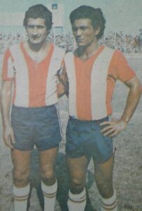 Alfredo Arango y Juan Ramón Verón en el Junior - lachachara.org