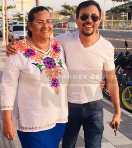 Carlos Huertas Jr y Su Madre Leila Larios - lachachara.org