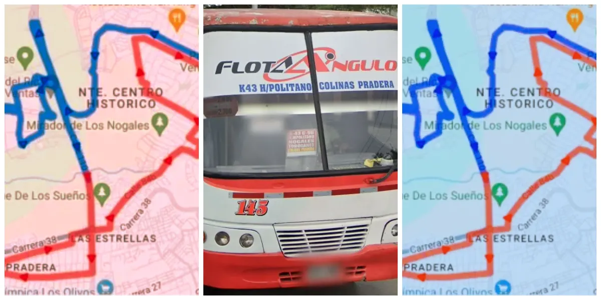 Ruta Flota Angulo Toboganes