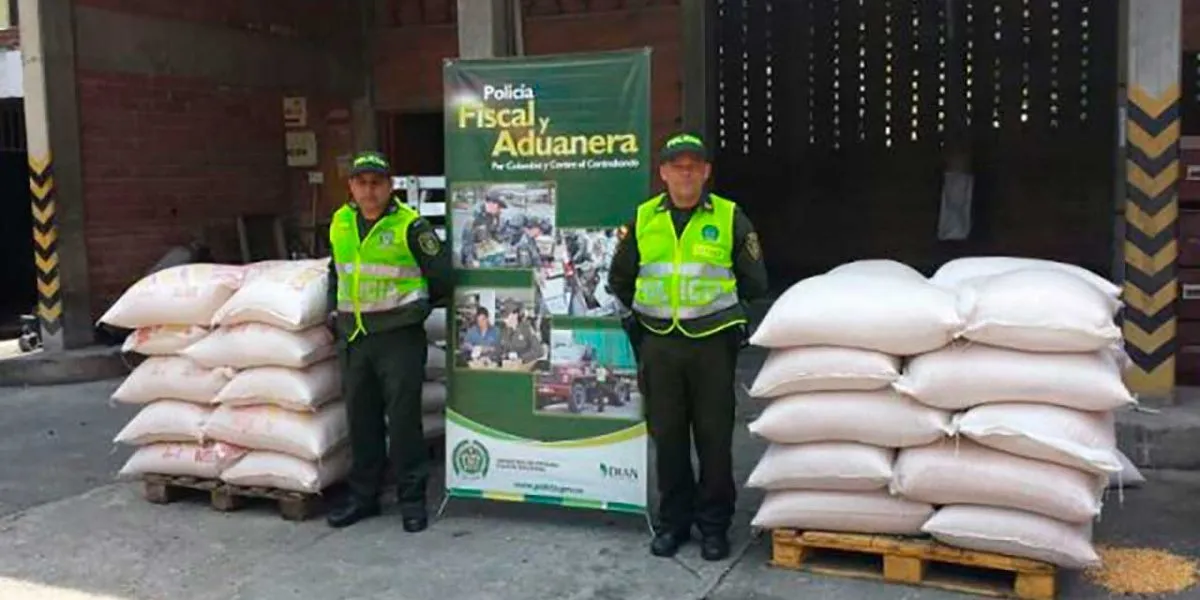 Dian confisca 146 toneladas de arroz de contrabando valoradas en $700 millones