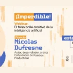 Webinar sobre Inteligencia Artificial y creatividad: Nicolas Dufresne lidera reflexión crítica en Crea Digital