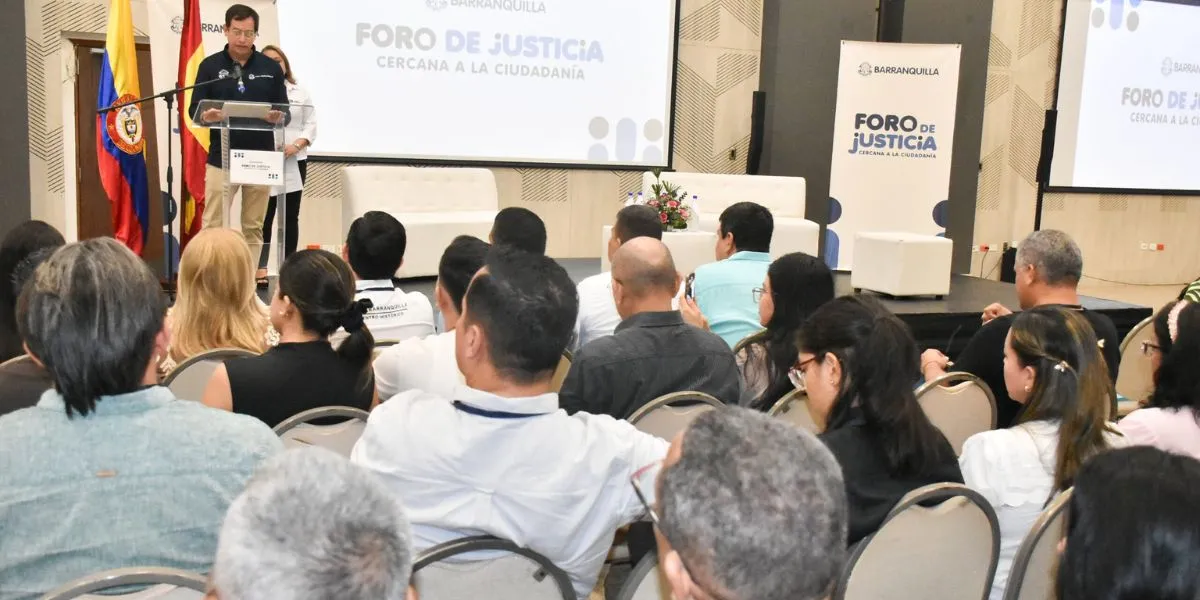 Barranquilla impulsa la justicia cercana con foro distrital