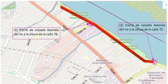 Mapa de Giro de Rigo Barranquilla 1 de Noviembre 2025