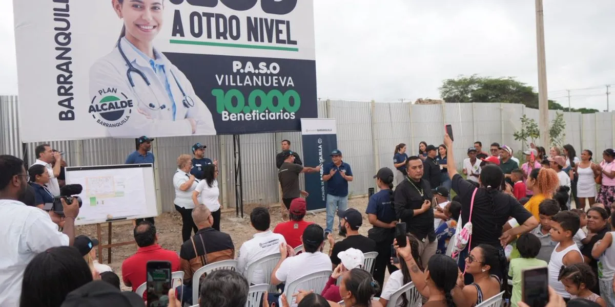 PASO Villanueva Barranquilla: el alcalde anuncia salud, vías y parque para la comunidad