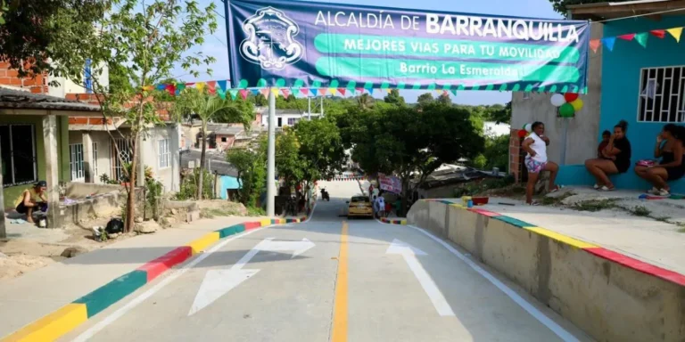 Barranquilla avanza: nuevas vías transforman La Esmeralda, Las Palmas y La Ciudadela