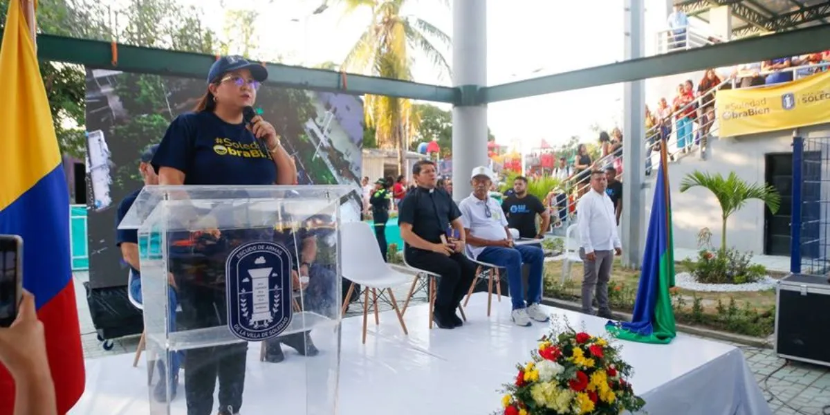 Soledad inaugura el polideportivo Los Cedros el más grande del municipio