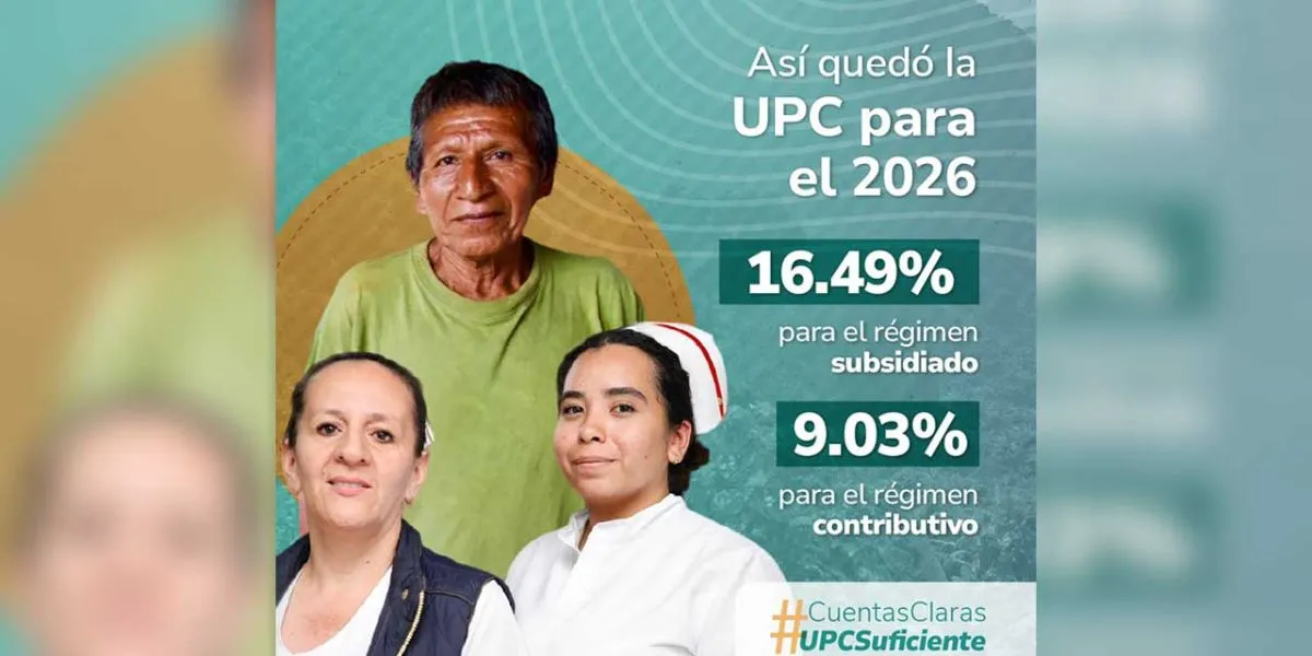 UPC 2026 sube 12,94%: salud superará $101 billones