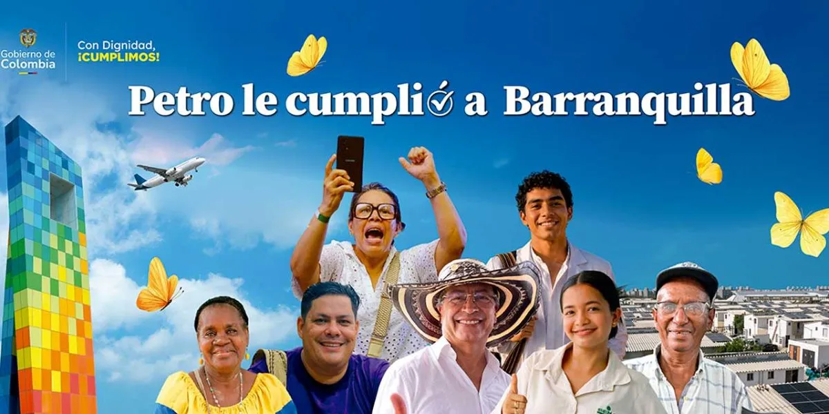 Petro entrega obras del Ernesto Cortissoz y balance de energía solar