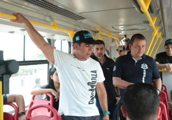 Barranquilla estrena 100 nuevos buses con aire acondicionado y Euro 6