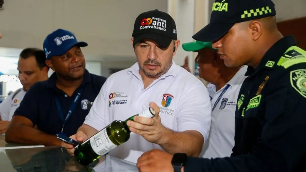 Operativo en la Terminal de Soledad deja licor incautado y un cierre comercial